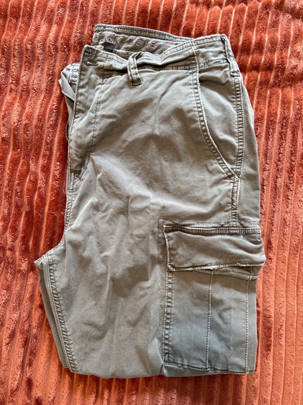 American Eagle Green Men's Cargo Pants 36/30